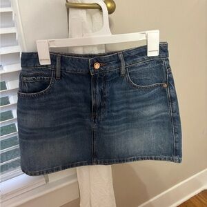 Zara denim mini skirt💙